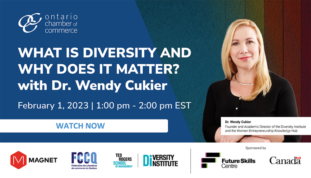 What is diversity and why does it matter? With Dr. Wendy Cukier