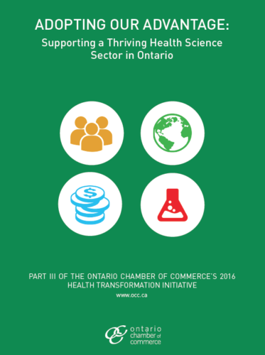 Adopting our advantage - supporting health science in ontario.