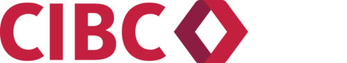The cibc logo on a white background.