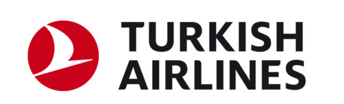 Turkish airlines logo on a white background.