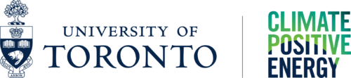 Climate university of positive toronto energy logo.