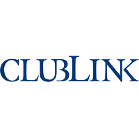 Clublink logo on a black background.