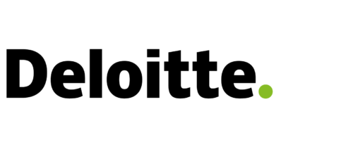 The logo for deloitte on a white background.