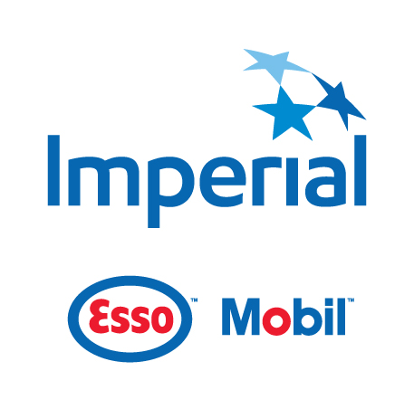 Imperial and esso mobil logos.