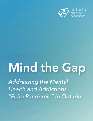 Mind the gap addressing the mental health and addictions echo pandemic in ontario.