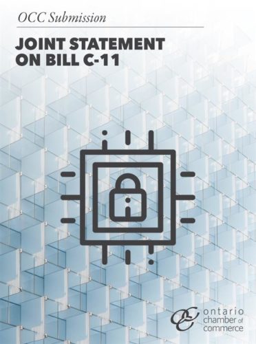 Occ submission joint statement on bill c11.