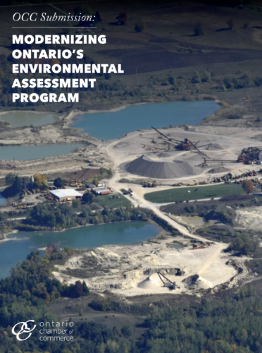 Modernizing ontario's environmental management program.