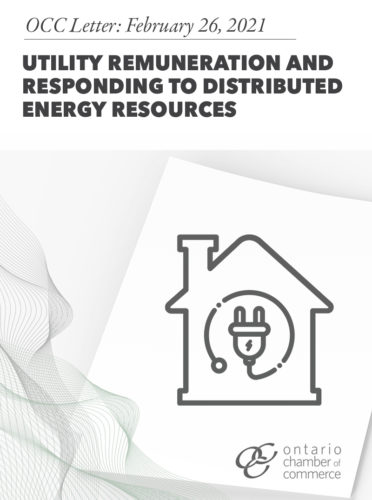 The cover of the occ letter february 2019 on rehabilitating and responding to distributed energy resources.