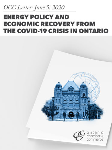 Energy policy and economic recovery from the covid-19 crisis in ontario.
