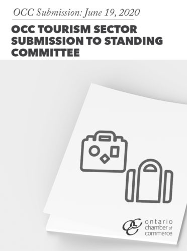 Tourism sector submission to standing committee.
