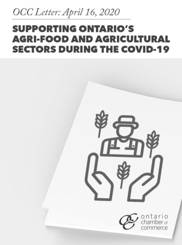 Occ letter april 2020 supporting food and agricultural sectors during covid-19.