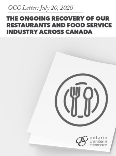 Recovery of our existing restaurants and food service industry across canada.