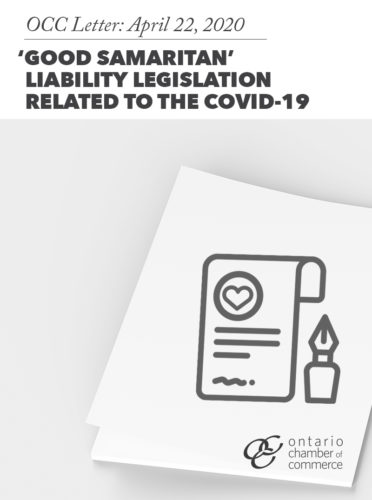 Occ letter april 2020 good liability legislation related to covid-19.
