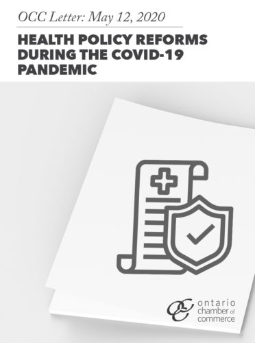 Occ letter on health reforms during the covid-19 pandemic.