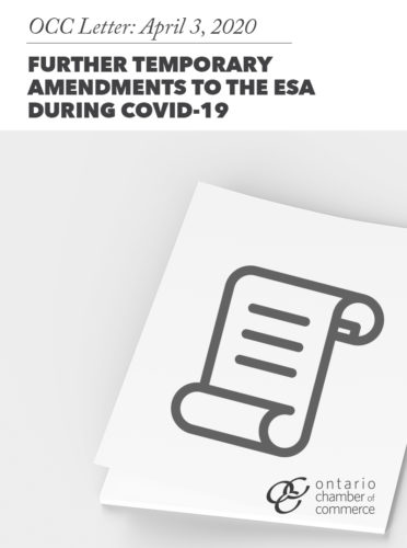 Further temporary amendments to the esa during covid 19.
