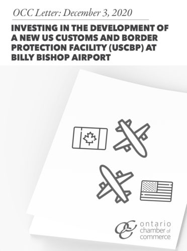 Investing in us customs and development of a border new customs and uscp airport.