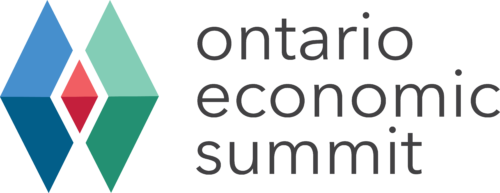 The ontario economic summit logo.