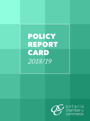 Policy report card 2018-2019.