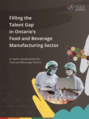 Filling the talent gap in ontario's food and beverage manufacturing sector.