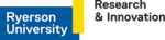Ryerson research and innovation logo.