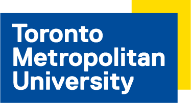 Toronto metropolitan university logo.