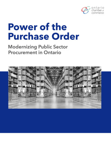 Power of the purchase order modernizing public sector procurement in ontario.