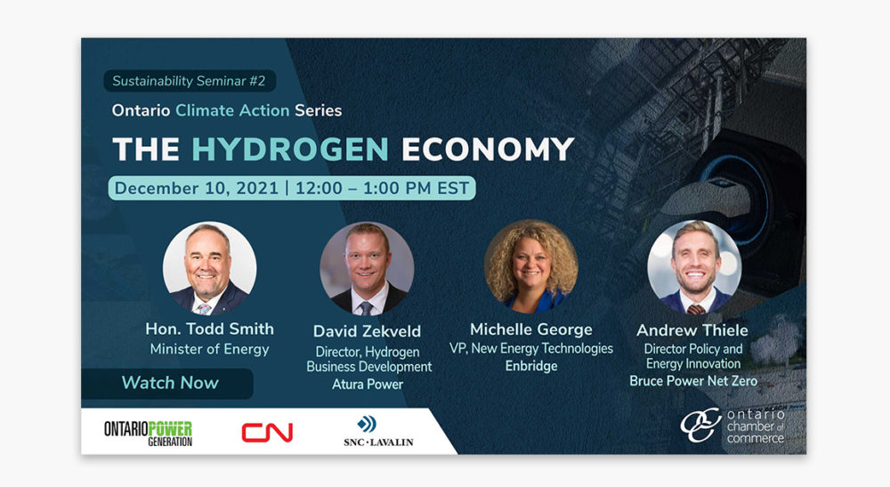 A flyer for the hydrogen economy.