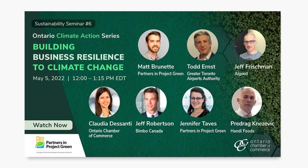 Building business resilience to climate change.