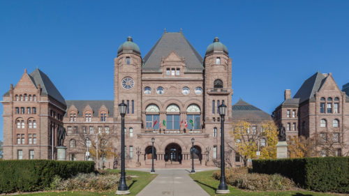 Ontario Legislative Building at Queen’s Park, Toronto, Canada