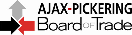 The ajax pickering board of trade logo.