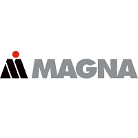 Magna logo on a black background.