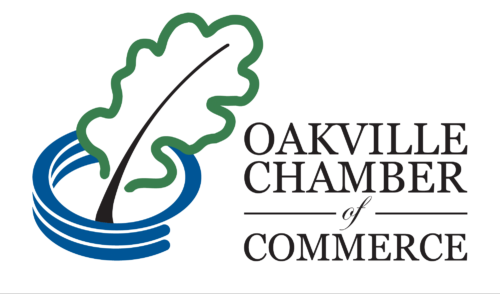 Oakville chamber of commerce logo.