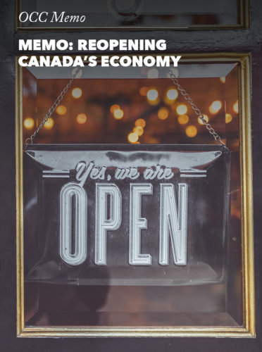 Memo reopening canada's economy.