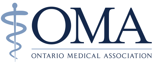 The logo for the ontario medical association.