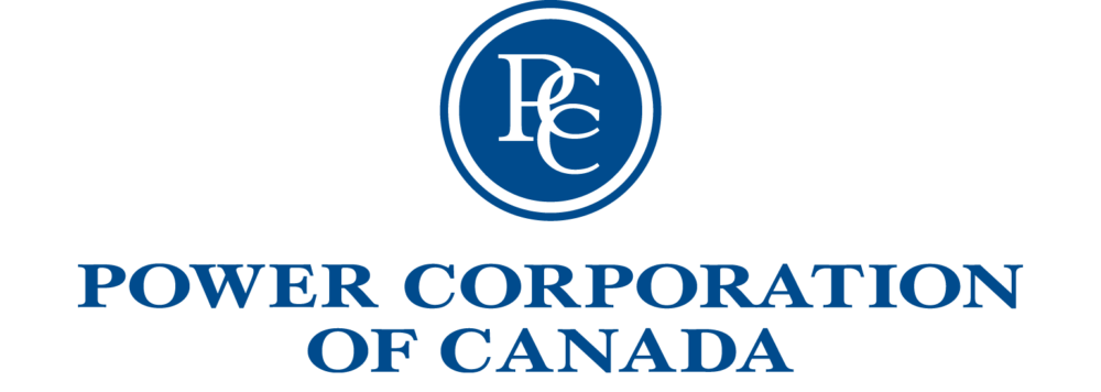 The power corporation of canada logo.