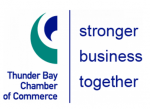 Stronger business chamber together of commerce logo.