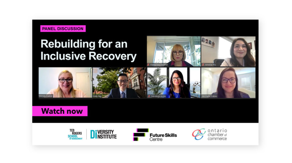 Rebuilding for an inclusive recovery.