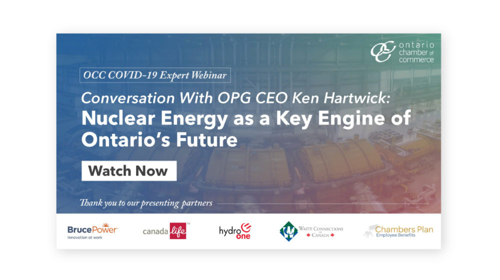 Nuclear energy as a key engine of ontario's future.