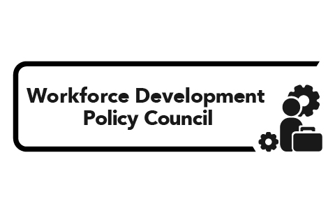 Workforce development policy council logo.